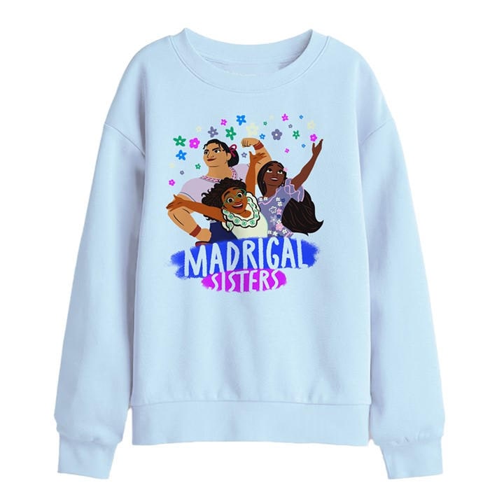 Disney Boys Blue Madrigal Sisters Kids Sweatshirt Light in Size 5 - 6 Years, Sports Direct