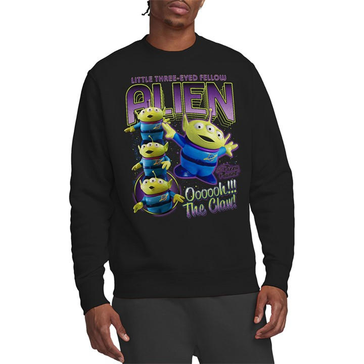 Disney Men's Black Toy Story Claw Alien Homage Sweatshirt in Size L, Sports Direct