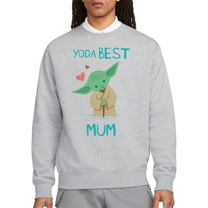 galaxy  Men's  Mothers Day Yoda Best Mum Sweatshirt Li, Football by Star Wars in Size 2XL, Sports Direct