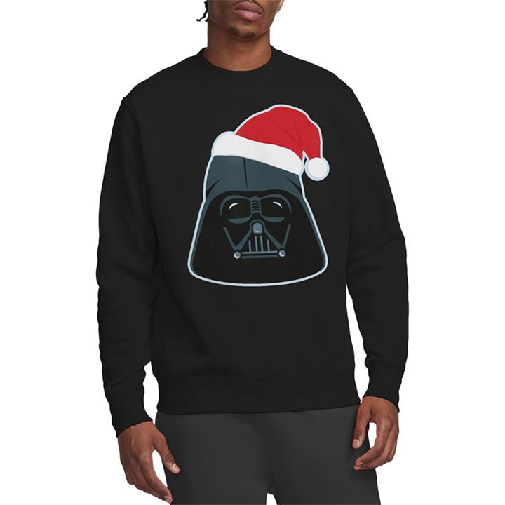Star Wars Men's Black Darth Vader Christmas Santa Hat Sweatshi in Size M, Sports Direct