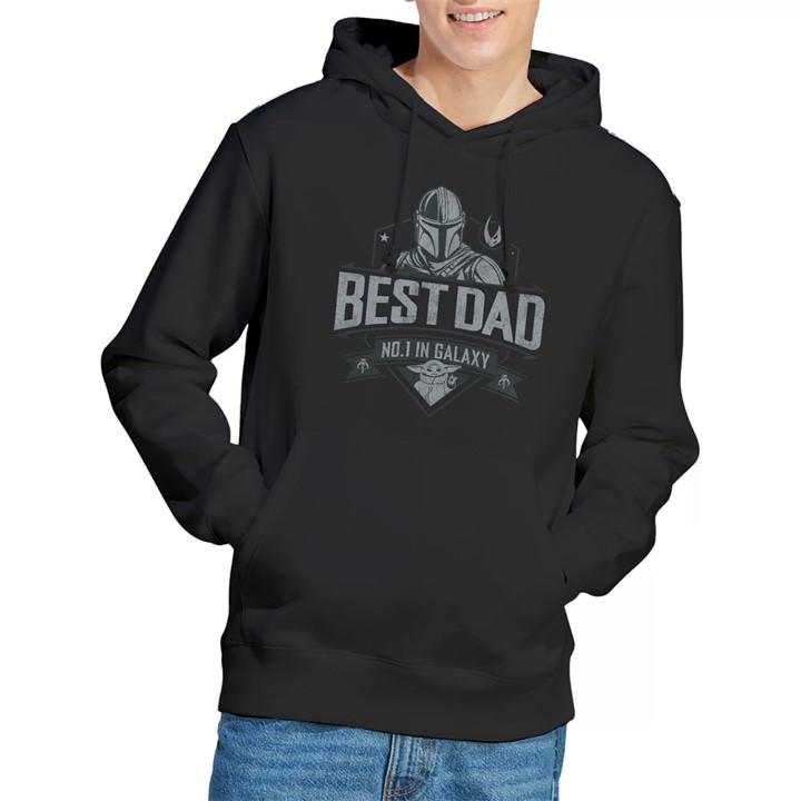 galaxy  Men'  Mandalorian Fathers Day Best Dad Hoodie, Football by Star Wars in Size S, Sports Direct