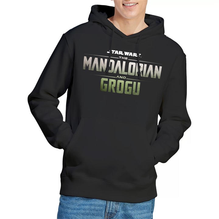 Star Wars Men's Black The Mandalorian Grogu Movie Logo Hoodie in Size 2XL, Sports Direct