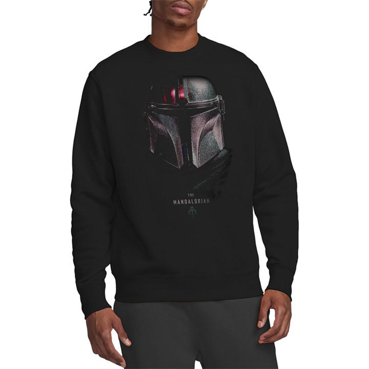 Star Wars Men' Black Mandalorian Shadows  Sweatshirt B in Size S, Sports Direct