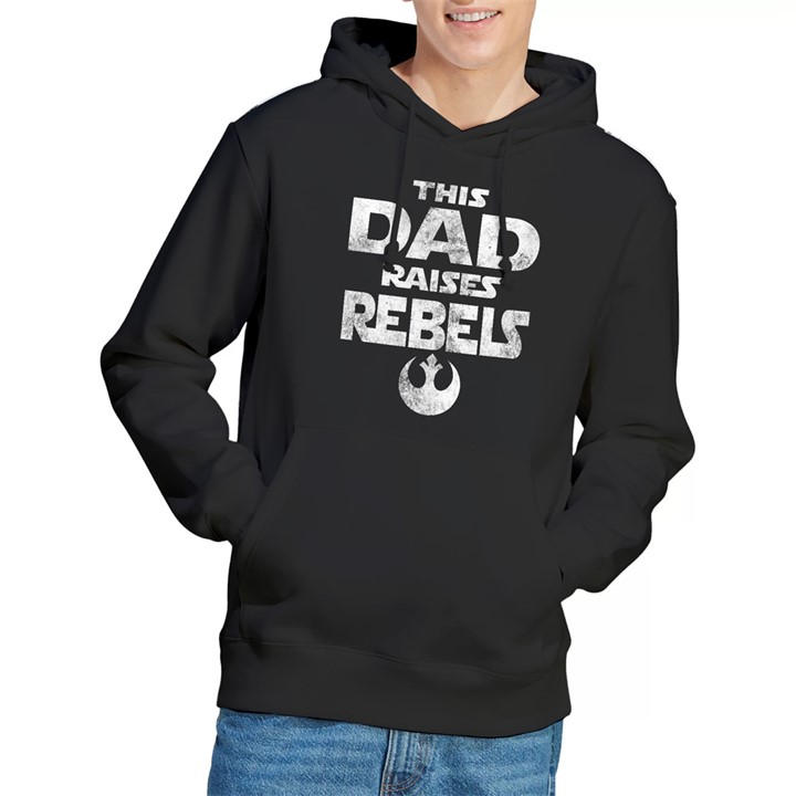 galaxy  Men's  Fathers Day Dad Raises Rebels Hoodie, Football by Star Wars in Size XL, Sports Direct
