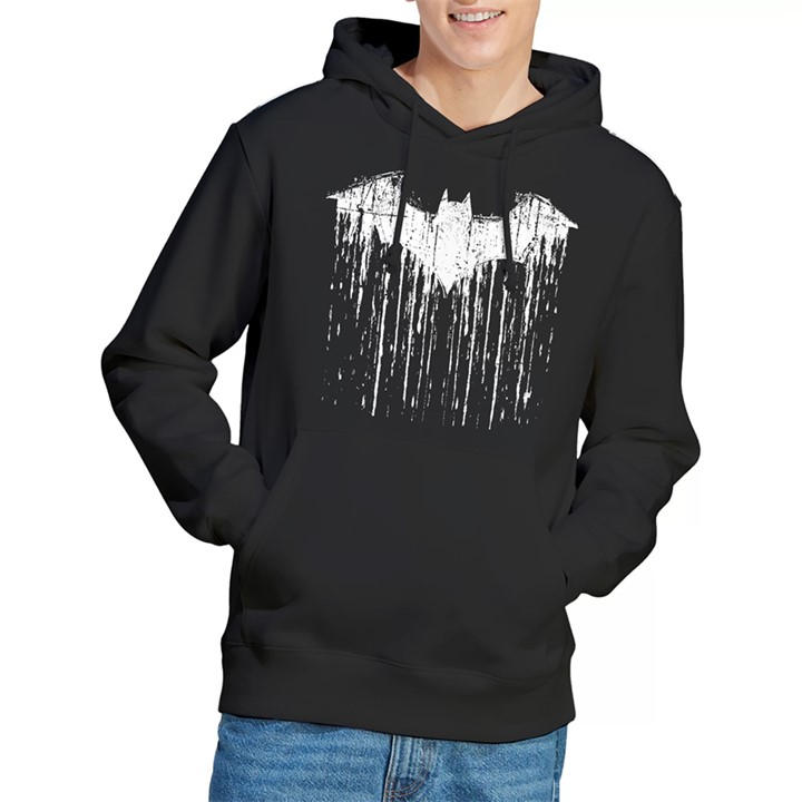 Batman Men's Black Paint Cotton Hoodie in Size 2XL, Sports Direct