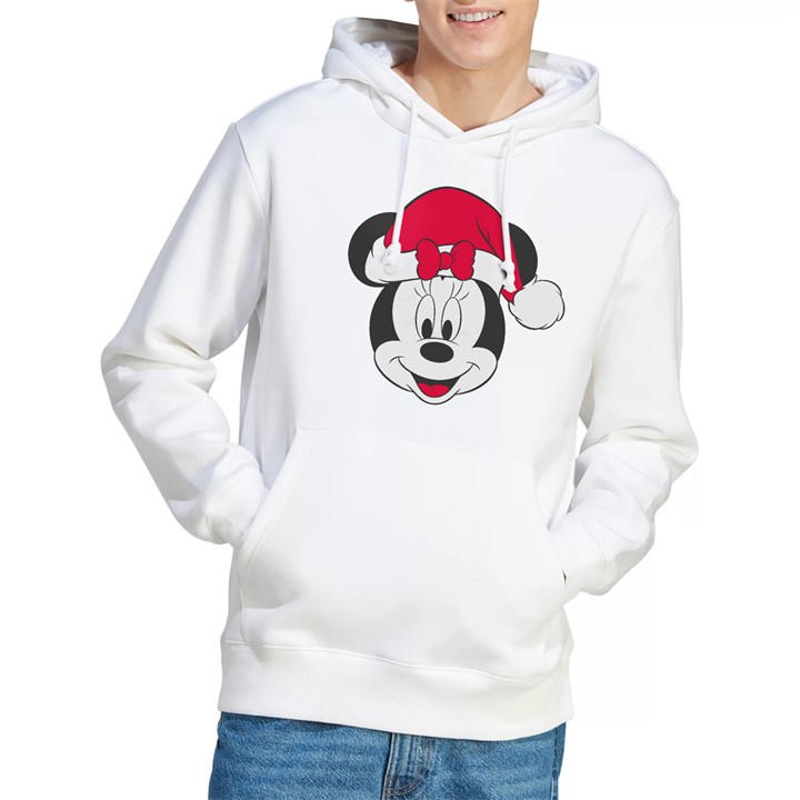 Minnie Mouse Men's White Christmas Hat Hoodie in Size 2XL, Sports Direct
