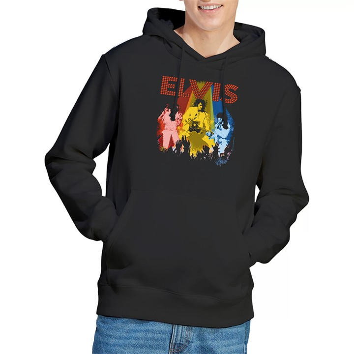 Elvis Presley Men's Black Vegas Remembered Hoodie in Size 2XL, Sports Direct