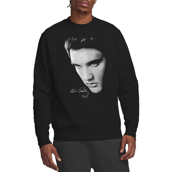 Elvis Presley Men's Black Face Sweatshirt in Size 2XL, Sports Direct