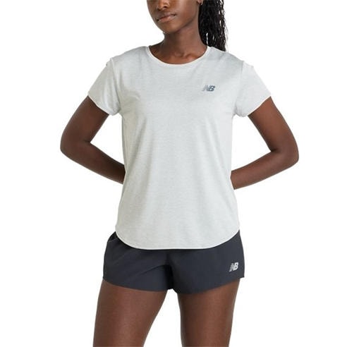 New Balance - Women's Sport Heather Short Sleeve Performance Running Top