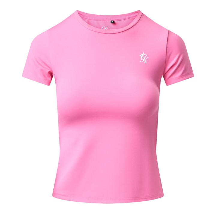Gym King Women's Pink 365 Cap Sleeve Tee - Carnation in Size 14, Sports Direct