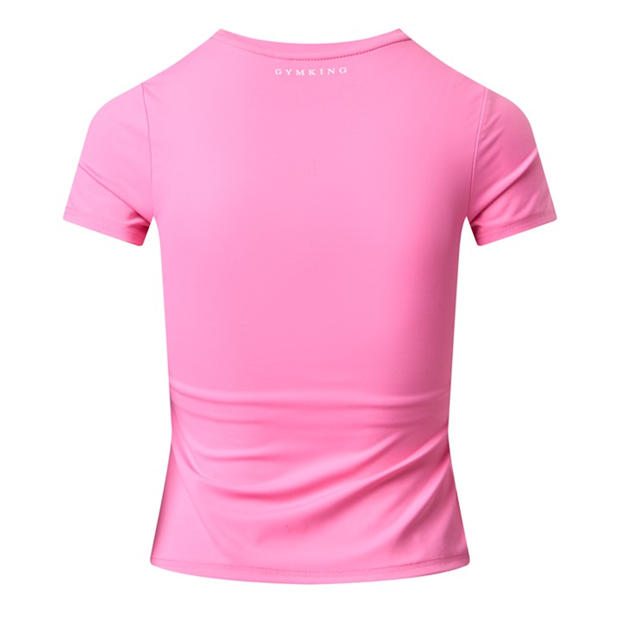Carnation Pink - Gym King - Gym King 365 Cap Sleeve Tee - Carnation Pink