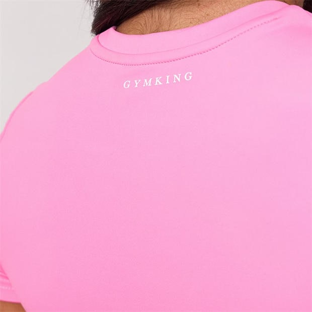 Carnation Pink - Gym King - Gym King 365 Cap Sleeve Tee - Carnation Pink