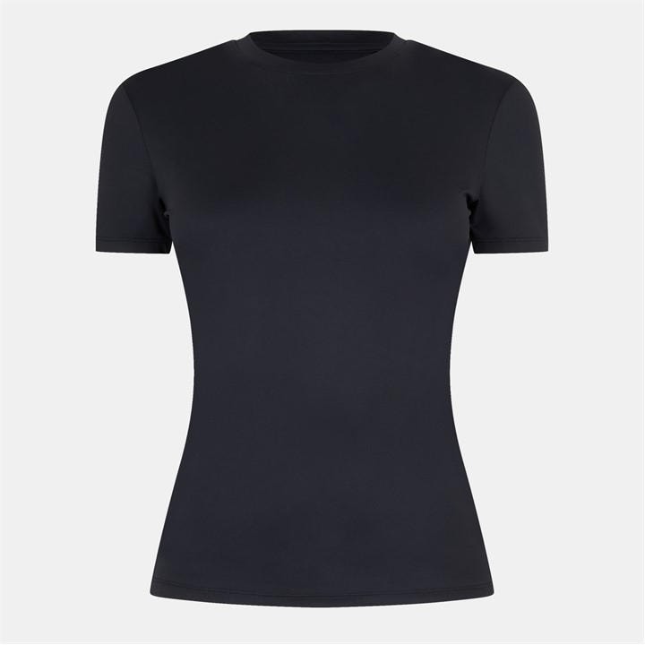 Usa Pro Women's Black Essential Tee in Size 12, Sports Direct