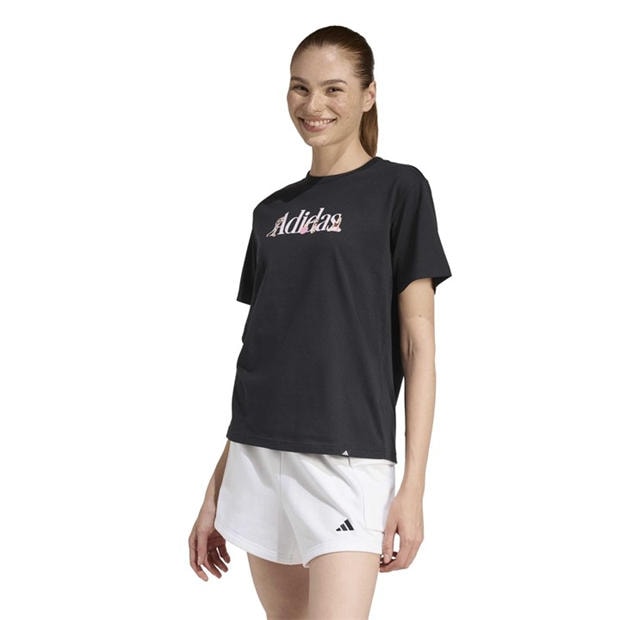 Black - adidas - Women's Soft Sport Short Sleeve T-Shirt
