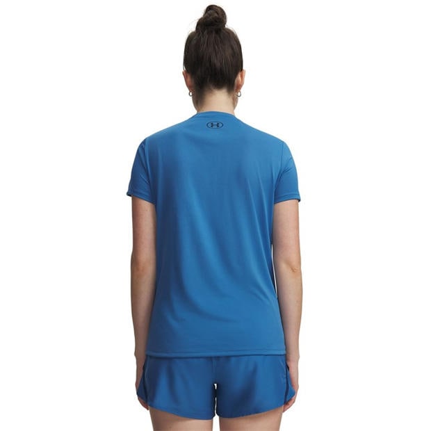 Aegean Blue - Under Armour - Tech™ V-Neck Short Sleeve Womens