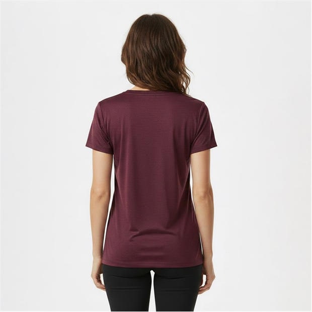 Espresso - USA Pro - The USA Pro Tech V-Neck Tee Womens