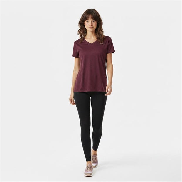 Espresso - USA Pro - The USA Pro Tech V-Neck Tee Womens
