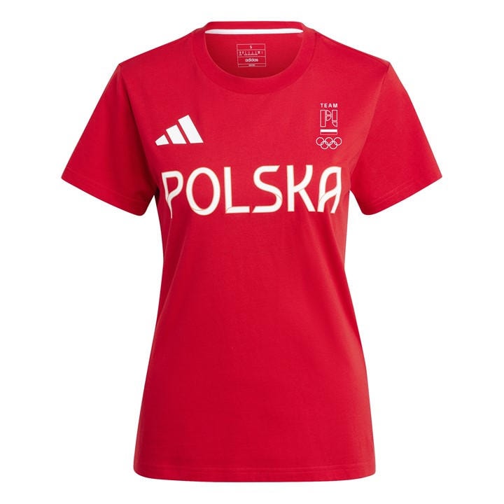 Adidas Women's Red Short Sleeve Performance Gym Top in Size 2XS, Sports Direct