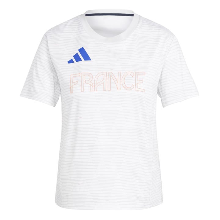 Adidas Women's White Team Trainer Short Sleeve Performance Gym Top in Size XL, Sports Direct