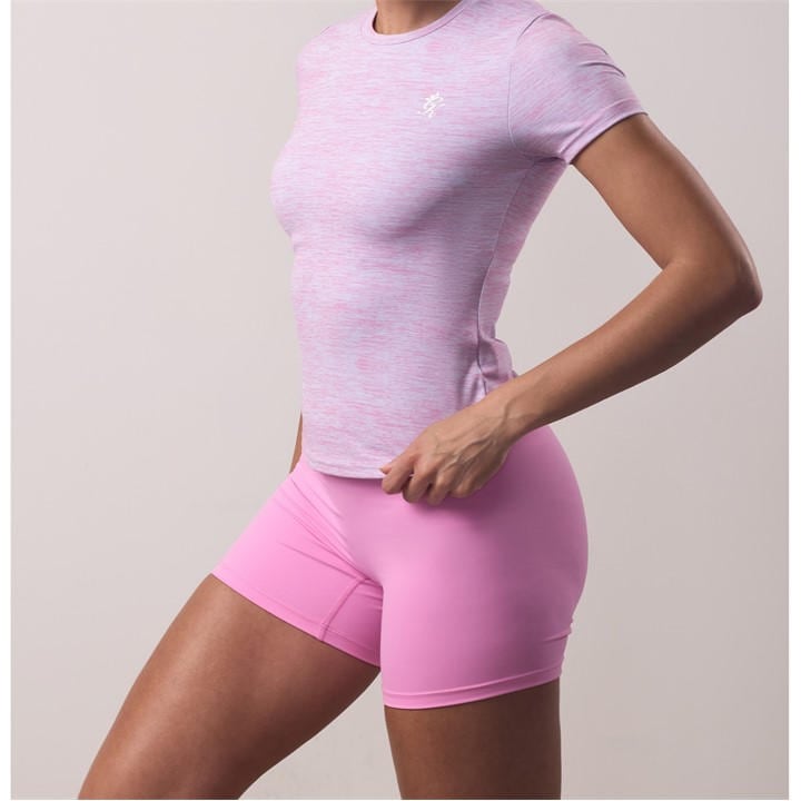 Gym King Women's Pink Short-Sleeve Performance Gym Top in Size 8, Sports Direct