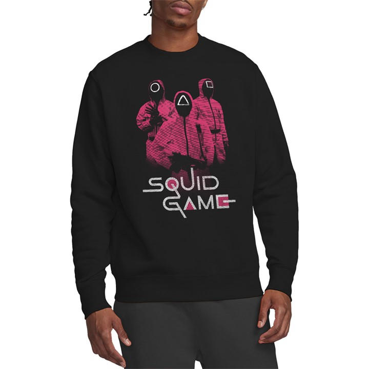 Squid Game Men's Black Guards At The Ready Sweatshirt in Size 2XL, Sports Direct
