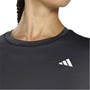 Black - adidas - Women's Short Sleeve Performance Gym Top