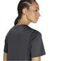 Black - adidas - Women's Short Sleeve Performance Gym Top