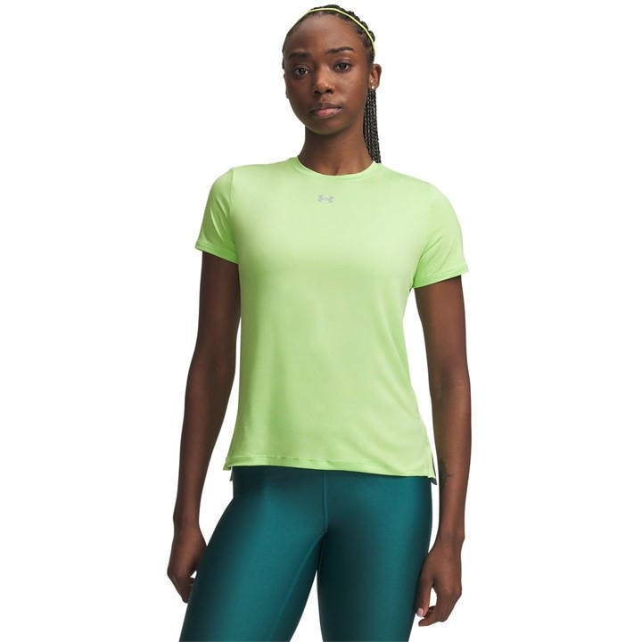 Under Armour Women's Green Vanish Short Sleeve Performance Gym Top in Size 10, Sports Direct