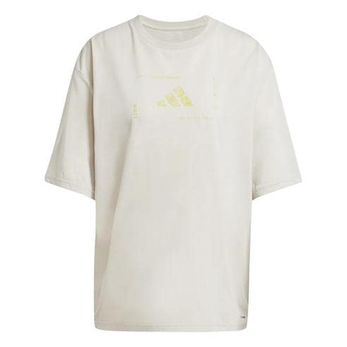 adidas - Women's Box Logo Short-Sleeve Performance Gym Top
