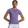 Purple Luxe/Wht - Under Armour - Women's Short Sleeve Performance Gym Top