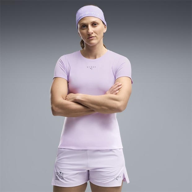Light Lavender - Puma - Women's Hyrox Graphic Short Sleeve T-Shirt