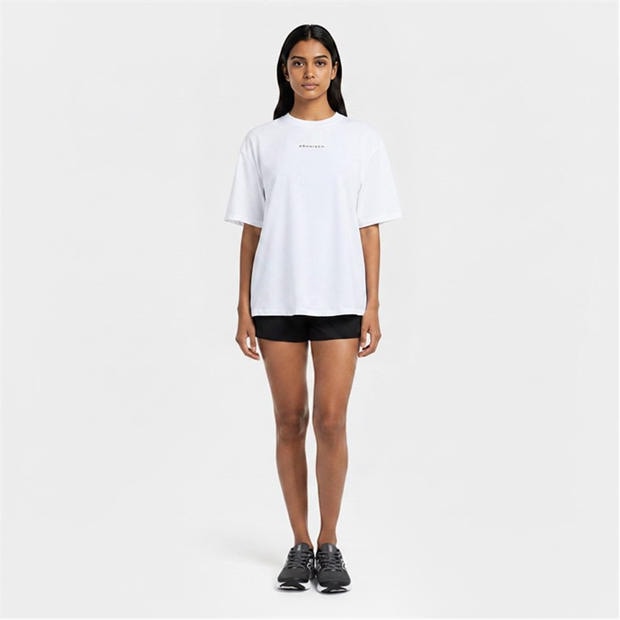 White - Rohnisch - Women's Relaxed Tee Short Sleeve Performance Gym Top