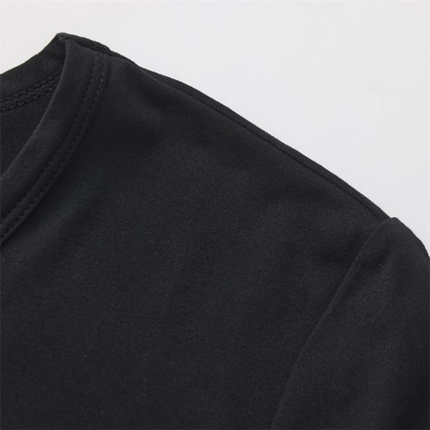 Black - LA Gear - LA Gear Essential Pleat-Back T-Shirt Womens