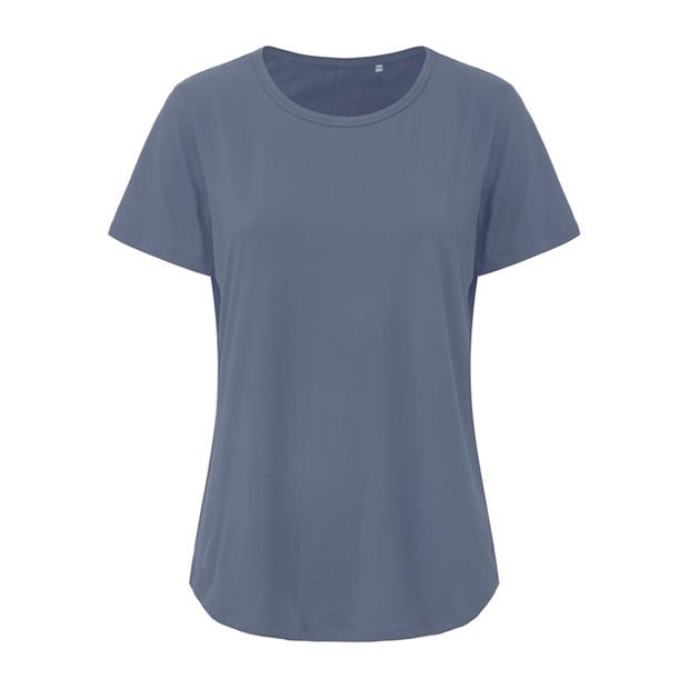 Blue - LA Gear - LA Gear Essential Pleat-Back T-Shirt Womens