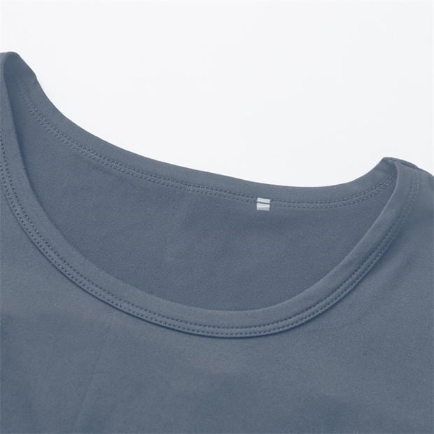 Blue - LA Gear - LA Gear Essential Pleat-Back T-Shirt Womens