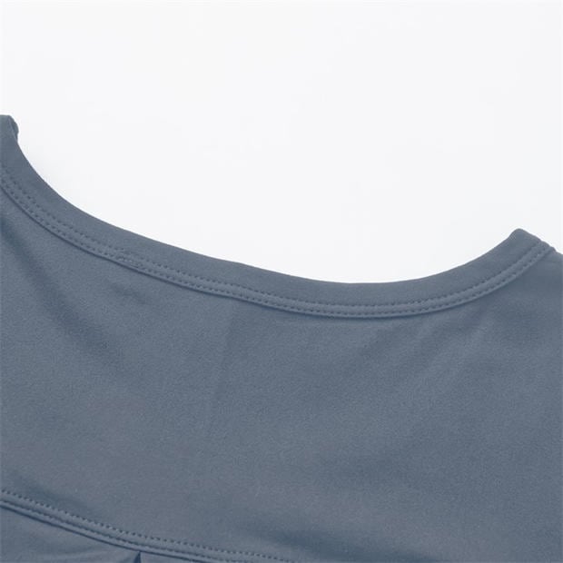 Blue - LA Gear - LA Gear Essential Pleat-Back T-Shirt Womens