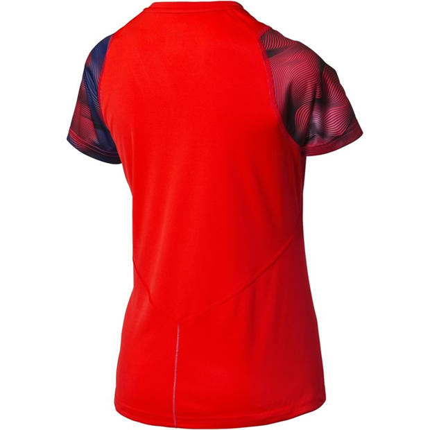 Red - Puma - (10) Graphic Ss Tee Womens