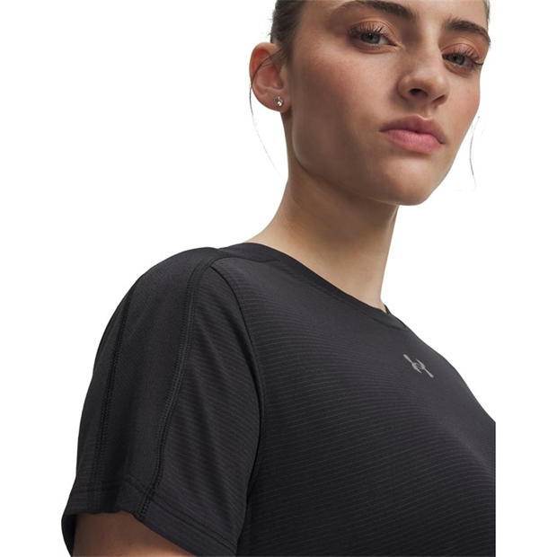 Black - Under Armour - Women's Velociti REFLCT Short Sleeve Performance T-Shirt
