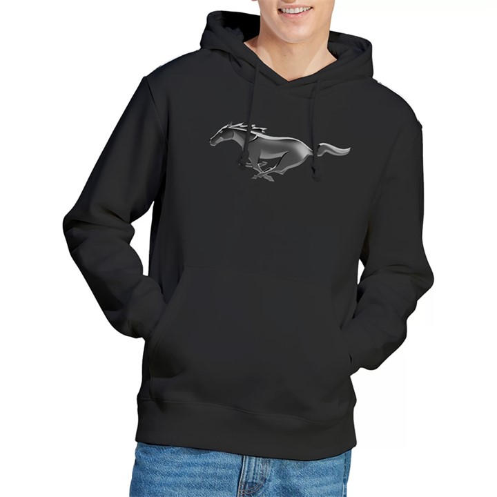 Ford Men' Black Mustang Modern Mustang Hoodie in Size S, Sports Direct