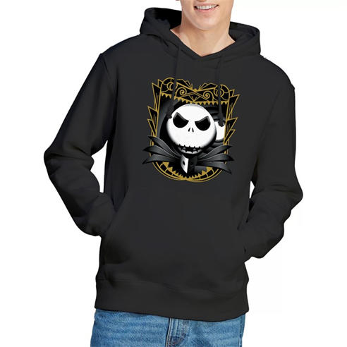 The Nightmare before Christmas - Jack Skellington Shaded Hoodie Black