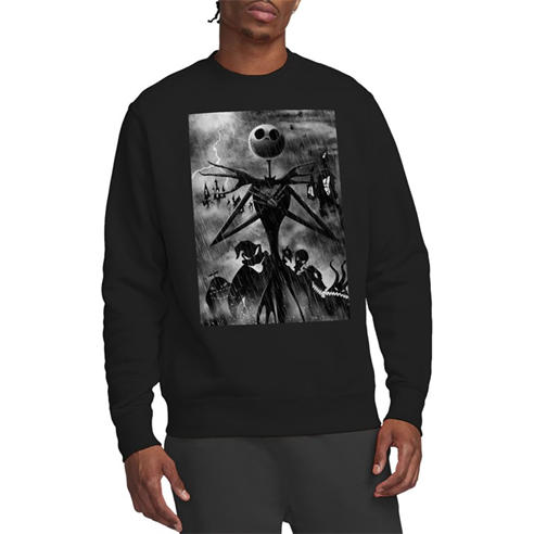 The Nightmare before Christmas - Jack Skellington Rain Sweatshirt Black