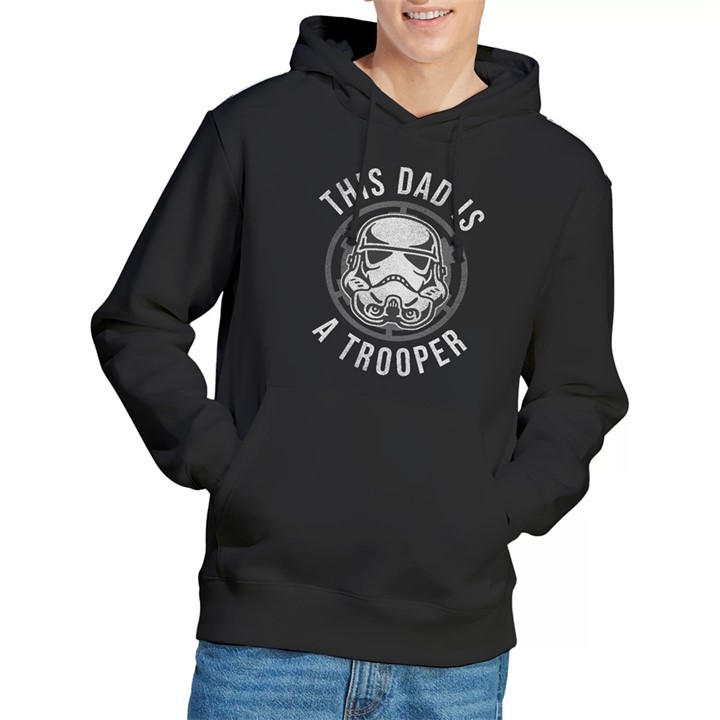 galaxy  Men's  Fathers Day Dad Is A Trooper Hoodie, Football by Star Wars in Size M, Sports Direct
