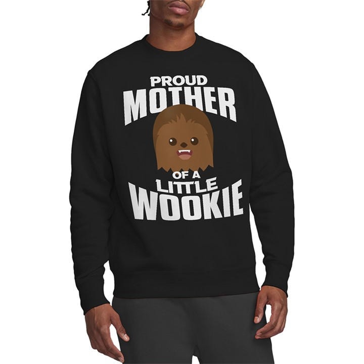 galaxy  Men'  Mothers Day Little Wookie Sweatshirt Bl, Football by Star Wars in Size S, Sports Direct