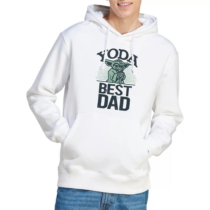 galaxy  Men's  Fathers Day Yoda Best Dad Hoodie, Football by Star Wars in Size XL, Sports Direct