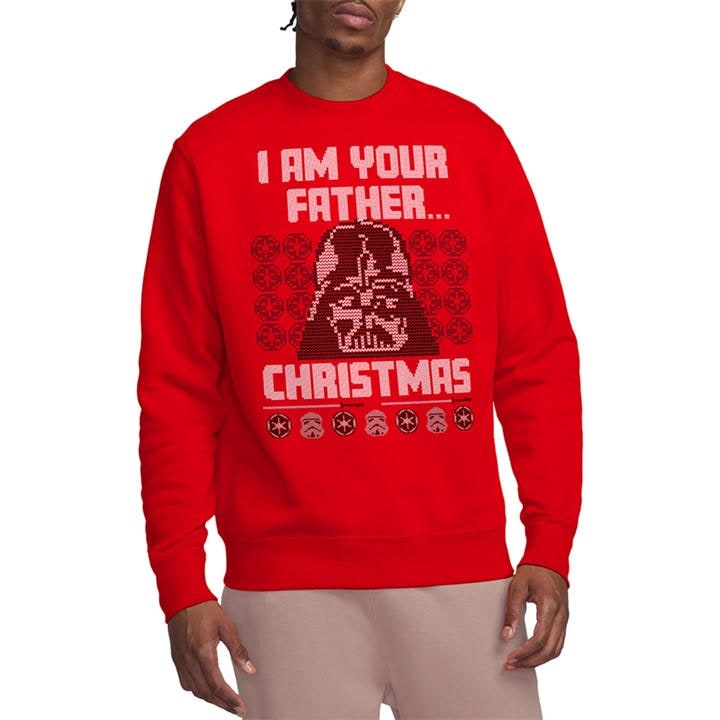 galaxy  Men's  Fair Isle Darth Vader Father Christmas, Football by Star Wars in Size XL, Sports Direct