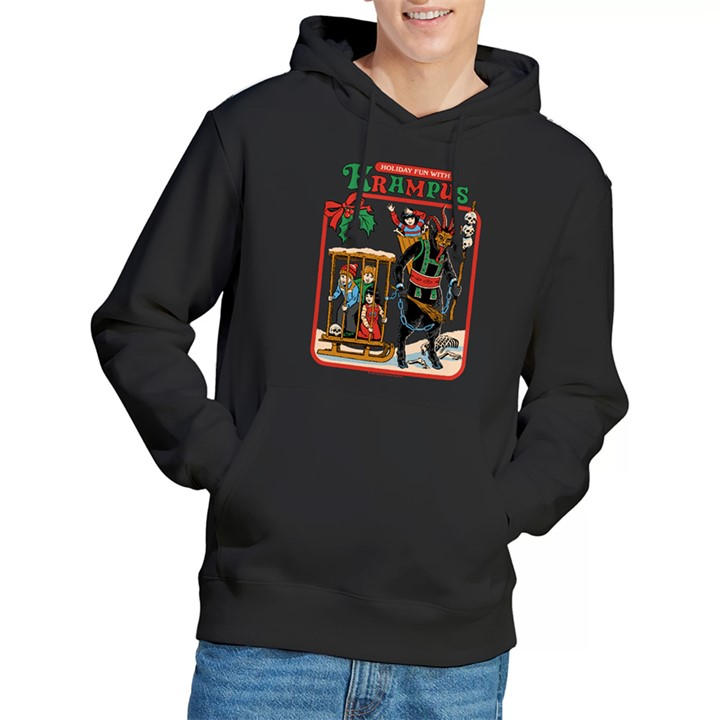 Steven Rhodes Men's Black Fun With Krampus Hoodie in Size 2XL, Sports Direct