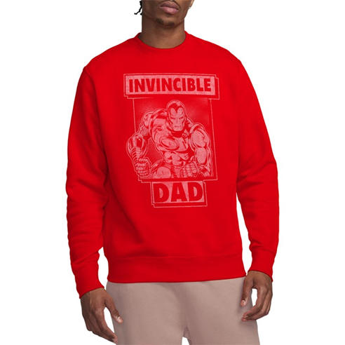 Iron Man - Iron Man Fathers Day Invincible Dad Sweatshirt Re
