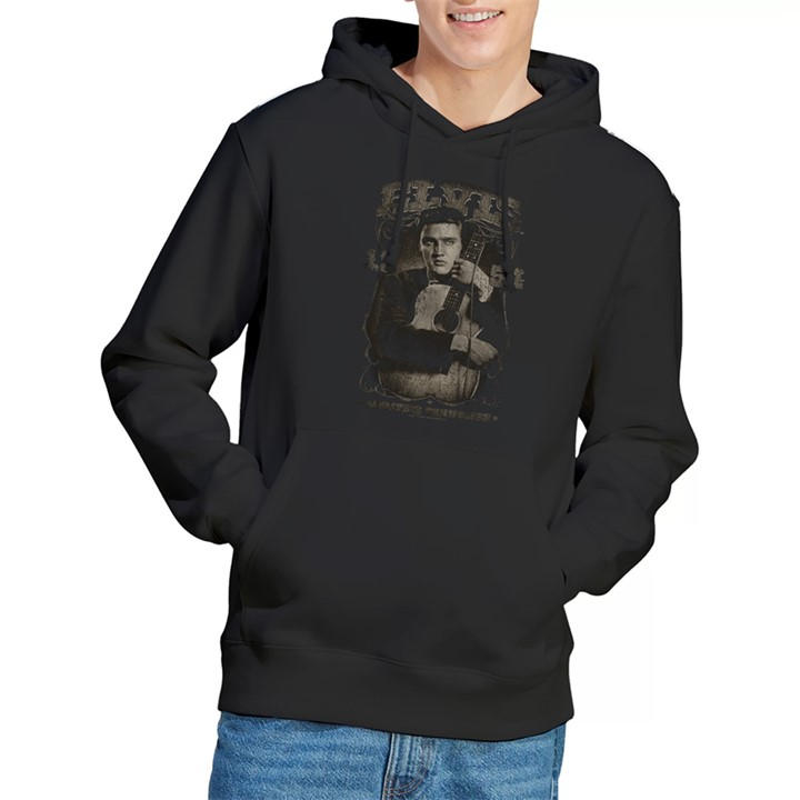 Elvis Presley Men' Black 1954 Hoodie in Size S, Sports Direct