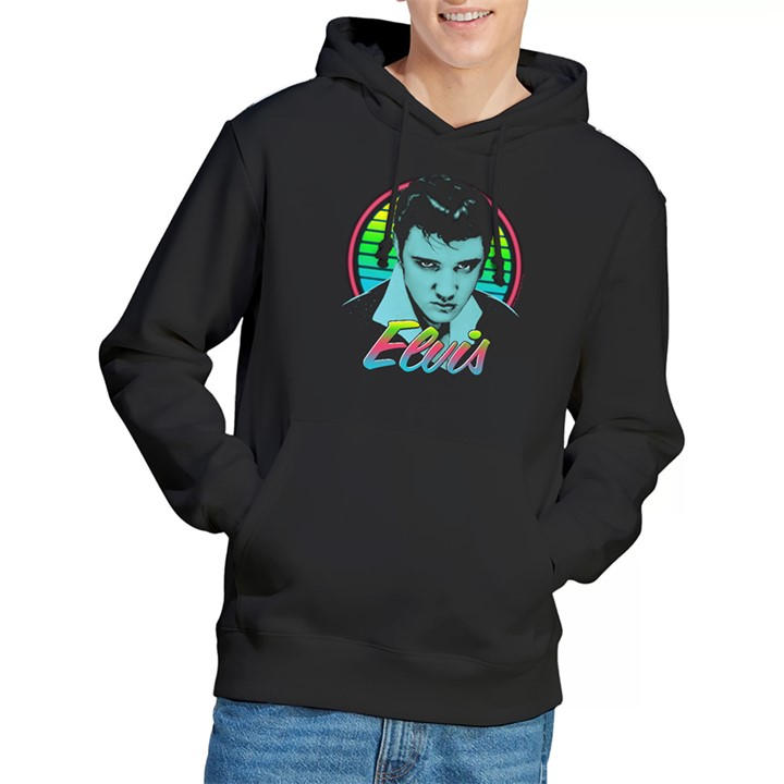 Elvis Presley Men's Black Neon King Hoodie in Size XL, Sports Direct