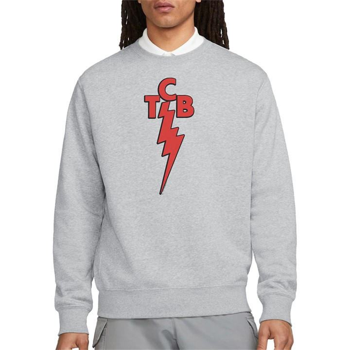 Elvis Presley Men's Grey Tcb Sweatshirt Athletic Heather in Size 2XL, Sports Direct